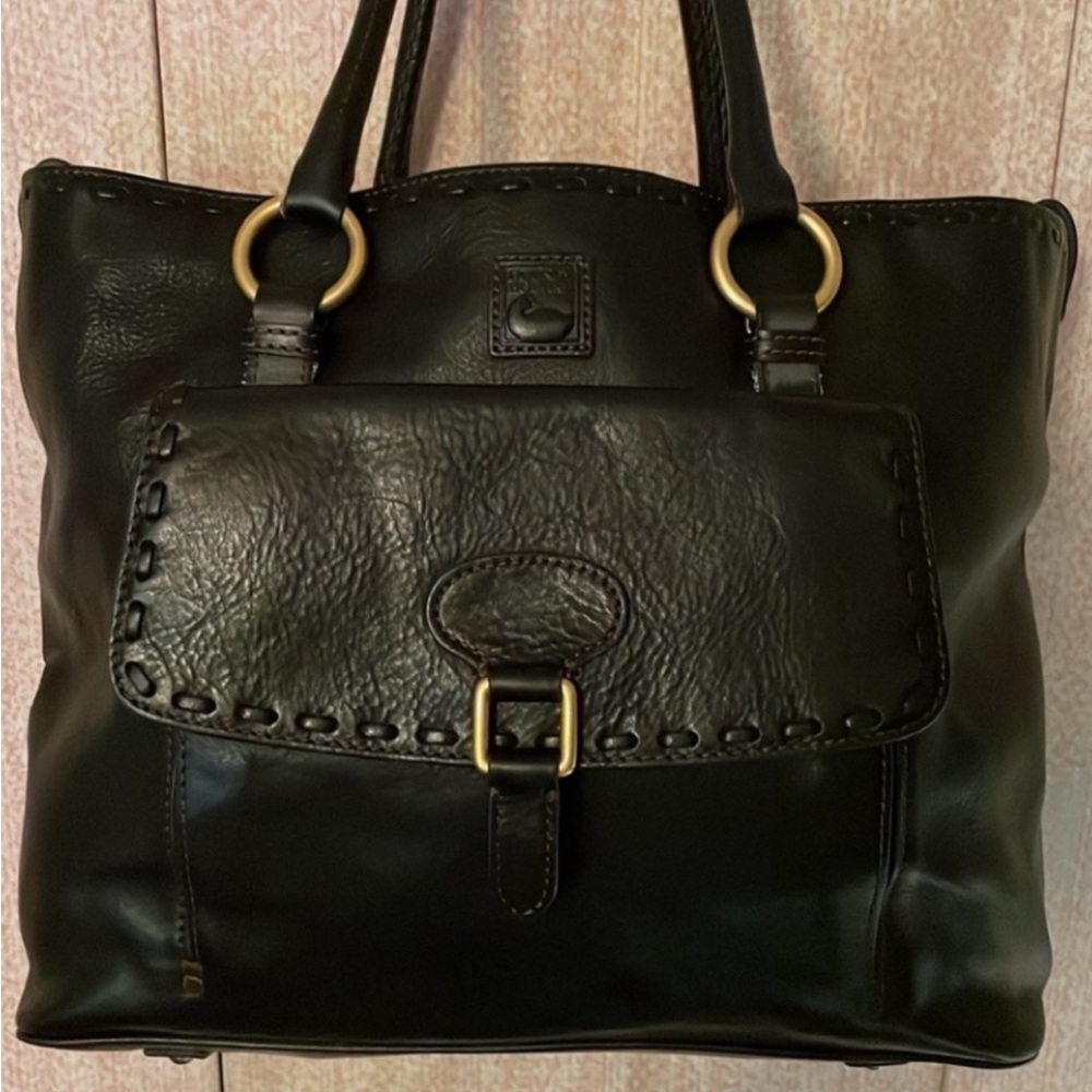 Dooney & Bourke Black Leather Shoulder Bag